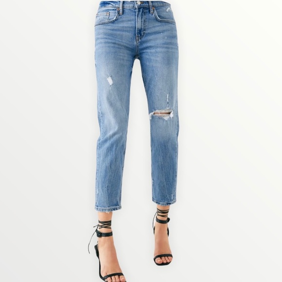 ZARA The Slim Boyfriend Jean in Valley Blue! - Picture 6 of 6